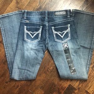 Rock & Roll Denim Low Rise Jeans